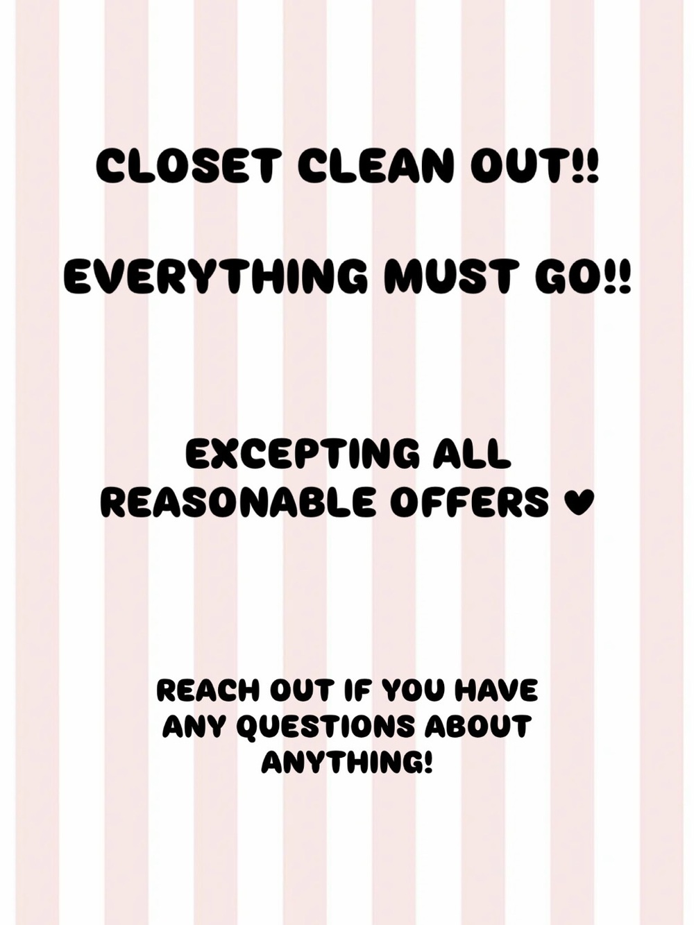 Closet Clean Out